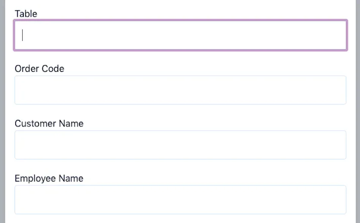 Bagian form input yang sudah di styling